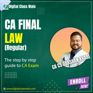 CA Final - Law (Regular) - CA CS Darshan Khare